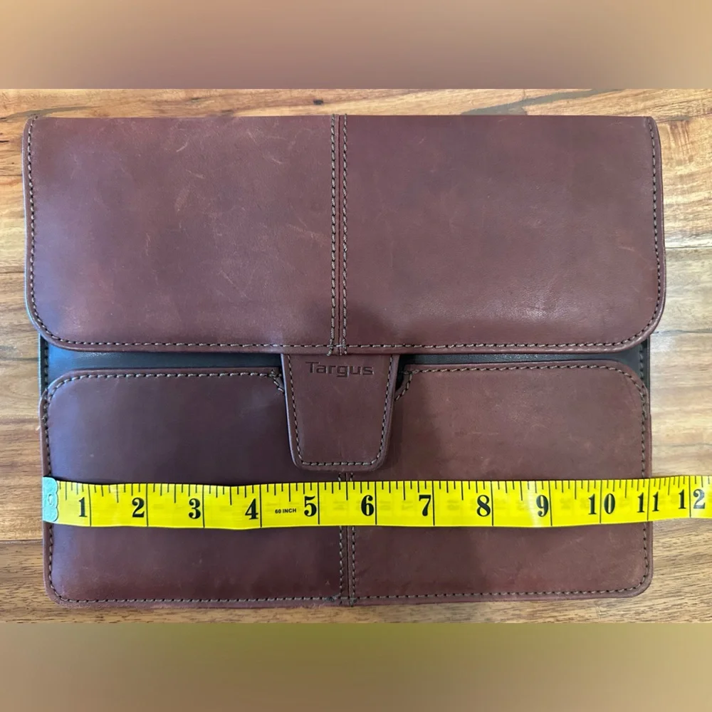 Targus Dark Brown Leather Laptop Bag